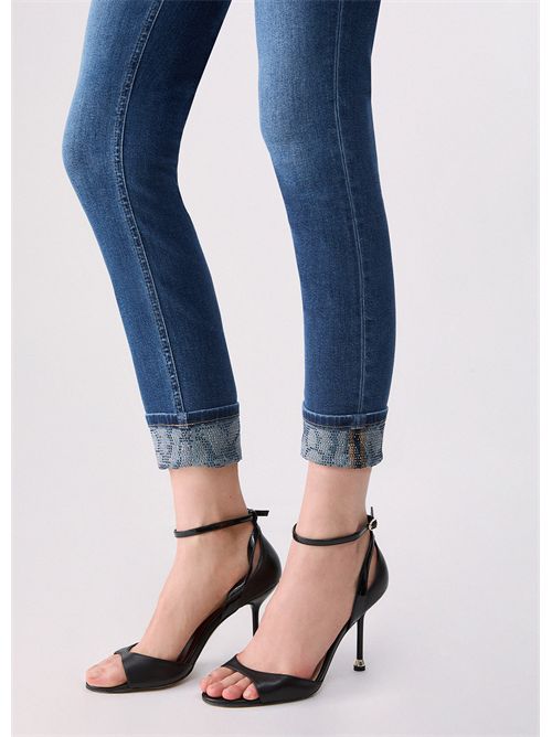 Jeans skinny con applicazioni LIU JO | UF6006D0305/79077
